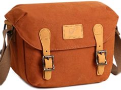 Small Camera Bag DSLR Shoulder Bag Canvas Messenger Bag…