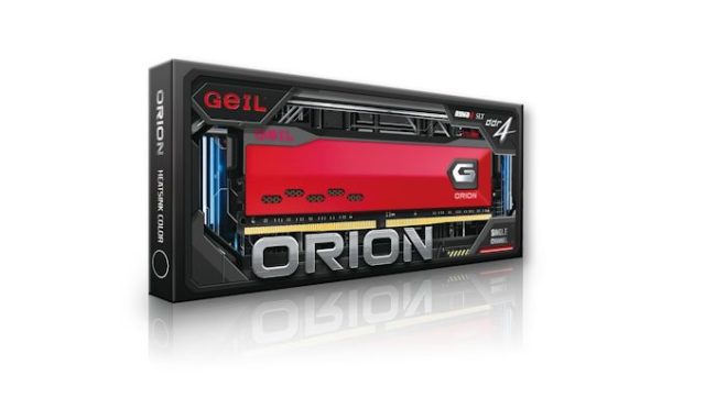 GeIL Unveils Orion Series Memory, Up to DDR4-4000 with 32 GB...