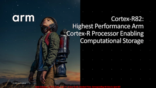 Arm Announces Cortex-R82: First 64-bit Real Time Processor