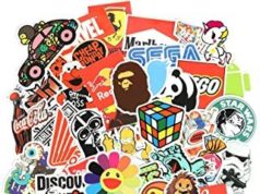 6 Series Cool Laptop Stickers Pack 100 pcs Stickers Bomb…