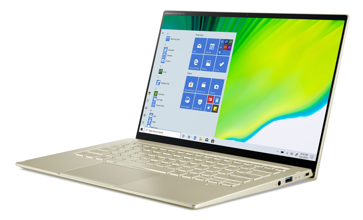 acer swift 5 sf514 55 left facing win10