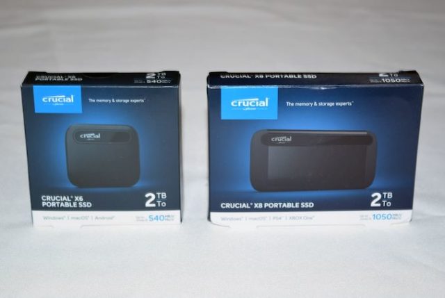 Crucial Portable SSD X6 and X8 2TB Review: QLC for Storage...