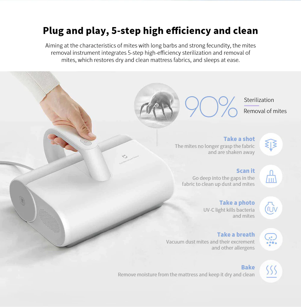 Xiaomi Wired Household Mite Removal Instrument