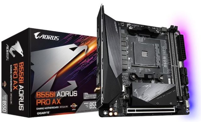 The GIGABYTE B550I Aorus Pro AX Motherboard Review: All The...