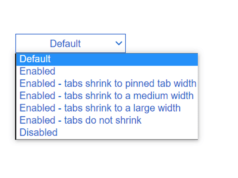 Google is testing new tab measurement choices for Chrome