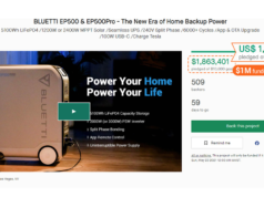 BLUETTI EP500/Pro Reached out $1M Funded In An Hour On