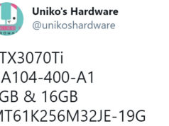 NVIDIA GeForce RTX 3070 Ti Could be Offered in Both eight GB and