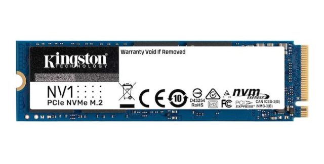 Kingston Introduces NV1 Entry-Level NVMe SSD