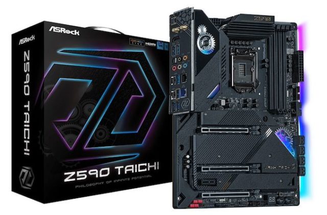 ASRock Z590 Taichi Review: An Intel Motherboard with Moving...