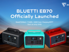 BLUETTI EB70 Officially Launched – Extremely Portable For