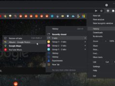 Google is added submenus for Tab Groups within the Chrome
