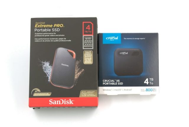 SanDisk Extreme PRO and Crucial X6 4TB Portable SSDs Review:...