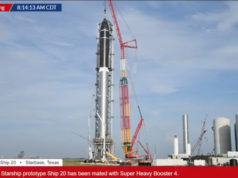 SpaceX’s stacked Starship and Super Heavy booster taller