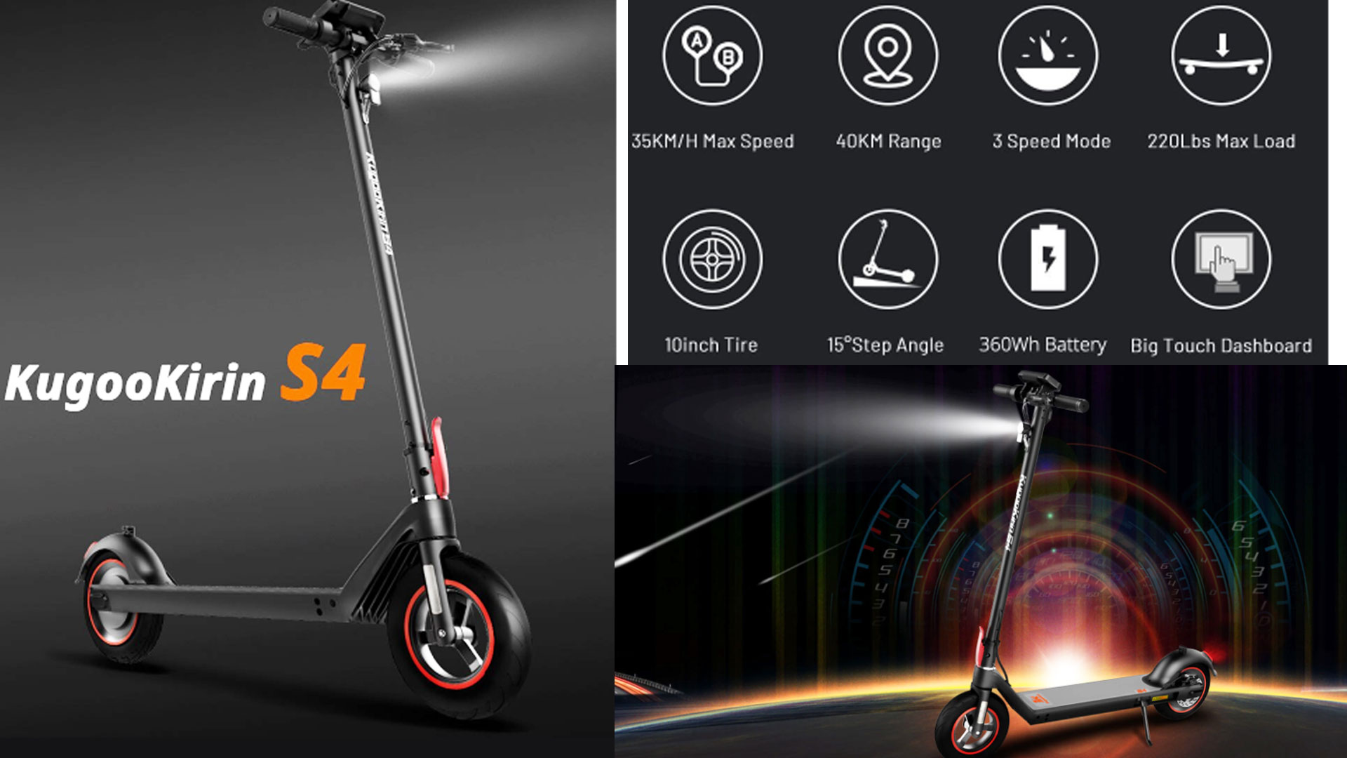 Kugookirin S4 electric scooter adult electric scooter electric scooter for adults