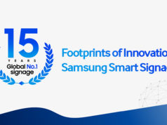 Samsung Signage Ranks No. 1 Globally for 15 Years Straight –