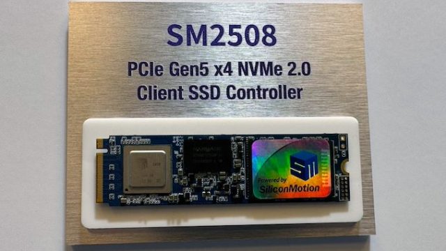 Silicon Motion Demos Low-Power PCie 5.0 SSD Controller:...