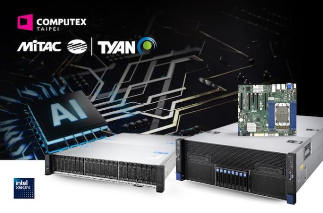 MiTAC/Tyan Shows Off Motherboard and Servers for Intel's...