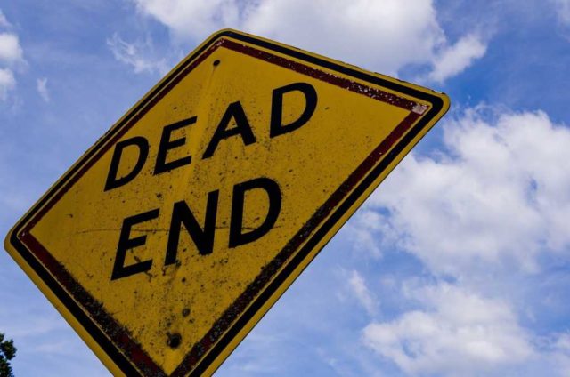 dead end sign