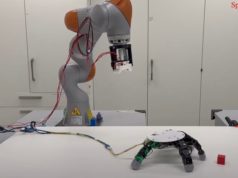 Robot hand can detach from arm, crawl over to things, and