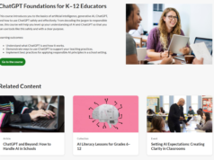 ChatGPT for Teachers: Can OpenAI’s Teacher’s Guide Address S… ChatGPT course for teachers from a website.