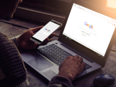 Why Google’s AI Overviews Are Frustrating Users and a Hack t… A person using a smartphone and laptop with Google homepage on display.