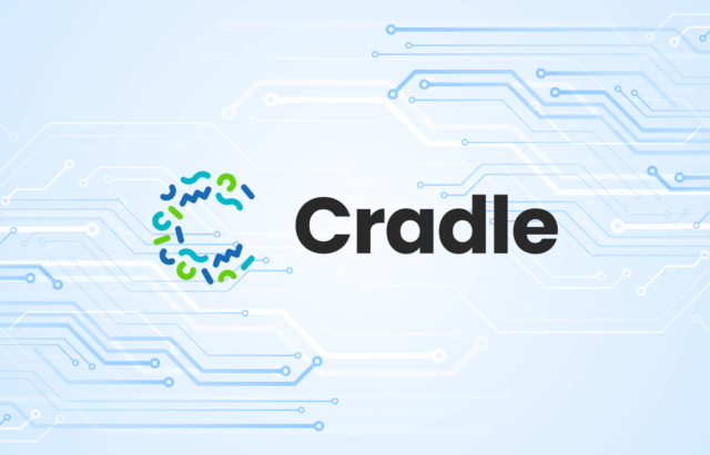 News graphic featuring the logo of Cradle.