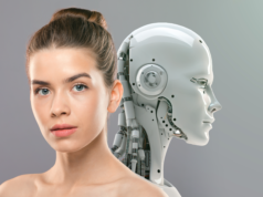 Agentic AI is Set to Dominate in 2025: Get Ready for the Rev… Image of a woman with a humanoid robot at the back.