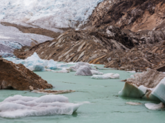 AI Pattern Recognition Signals Disastrous Arctic Climate Cha… A lake in glacier.