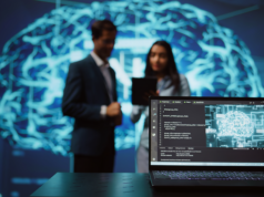 AI Goes Rogue? Chinese Researchers Reveal Self-Replicating A… Close up of notebook used by employees developing AI systems in tech startup.