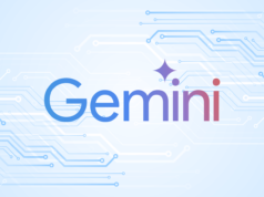 Any Google Gemini User Can Now Try Version 2.0 News graphic featuring the logo of Google Gemini.