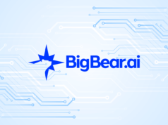 BigBear.ai Wins DoD Contract, Sending Its Stock Soaring News graphic featuring the BigBear.ai logo.