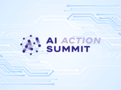 US and UK Decline ‘Inclusive and Sustainable’ Paris AI Summi… News graphic featuring the AI Action Summit logo.