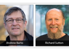 AI Pioneers Win Prestigious Turing Award Profile photos of Andrew Barto and Richard Sutton.