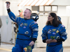 Following NASA Astronauts’ 9-Month Orbit Ordeal, Will AI Be … NASA astronauts Butch Wilmore, left, and Suni Williams prepare to depart the Neil A. Armstrong Operations and Checkout Building for Launch Complex 41 on Cape Canaveral Space Force Station to board the Boeing CST-100 Starliner spacecraft for the Crew Flight Test launch,.