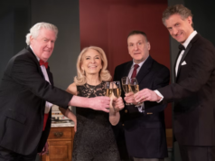 Which Long-Running Play Now Offers ‘Near-Instant’ AI Transla… Perfect Crime show promotional photo.