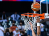 AI-Created March Madness Brackets: Is this $1M Bet a Slam Du… Basketball going through a hoop in a basketball game.