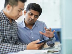 OpenSilver extends to iOS and Android Mobile app developer showing test version of product to team lead