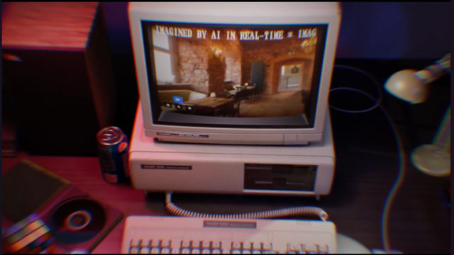 1748559529_Undeniably-New-AI-Generated-Interactive-Real-Time-Video-F.jpg An old computer rendering an AI-generated video.