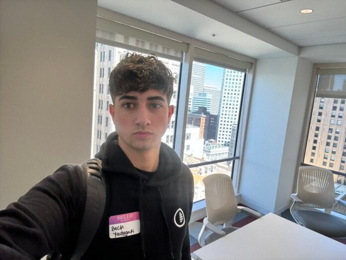 Zach Yadegari X post.