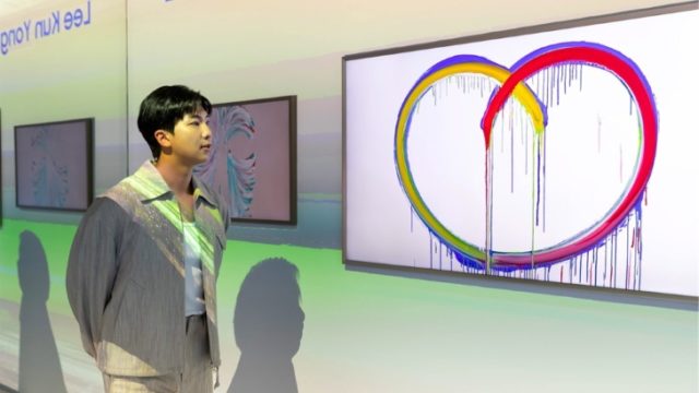 RM of BTS Debuts as Samsung Electronics’ Art TV Global