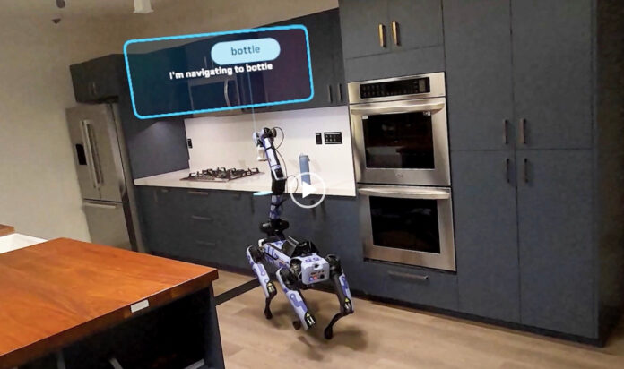 Screenshot of a demo of Meta’s V-JEPA 2 world model.