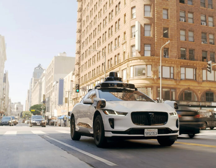 A Waymo self-driving vehicle.