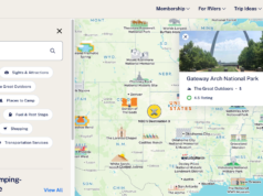 Best AI Tools for Your Summer Road Trip Roadtrippers interface.