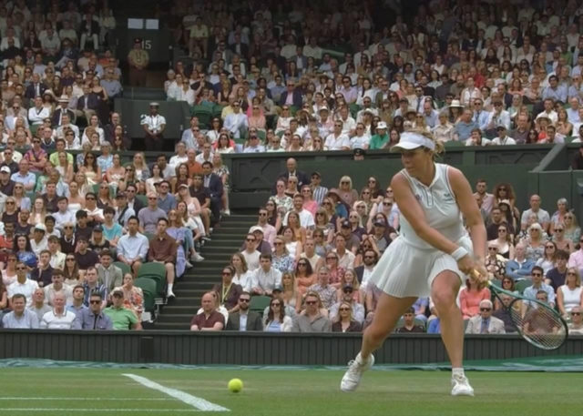 1752096770_Wimbledons-AI-Line-Judge-Controversy-Tennis-Player-Says-T.jpg Anastasia Pavlyuchenkova playing tennis at Wimbledon in London in 2025.