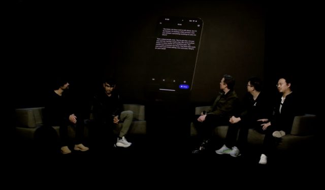 1752349175_AI-Chatbot-Reportedly-Checks-Musks-Views-Before-Answering-Q.jpg Screenshot from the Grok 4 launch livestream with Elon Musk and other xAI team members.