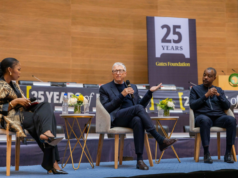 Gates & Other Billionaires’ AI Fund Targets Breaking Barrier… Bill Gates at the 25th anniversary of the Gates Foundation.