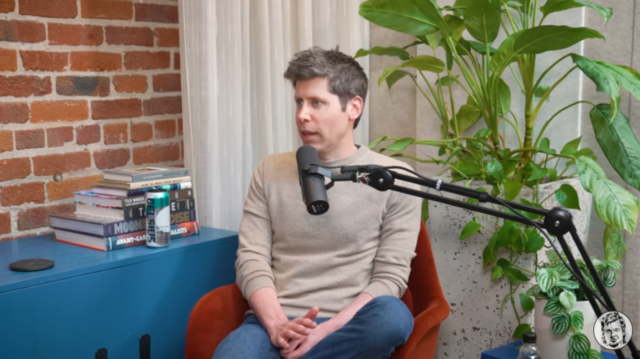 1753755591_Sam-Altmans-Most-Honest-AI-Interview-Ever-Is-Wild.png Screenshot of Sam Altman during a podcast interview with Theo Von.