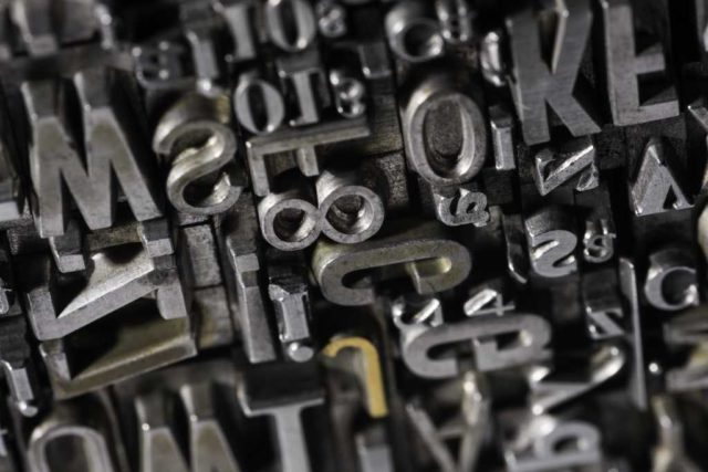 TypeScript-5.9-brings-deferred-module-evaluation.jpg Metal letterpress types, also called lead letters. Historical letterpress types letters used in Gutenberg presses. These letters were the beginning of typography.