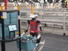 10 Humanoid Robot Facts That Make the Future Feel Uncomforta… Digit, a humnaoid robot, working at a GXO facility.