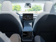 Elon Musk Says Tesla’s Robotaxis Are Days Away From Going Fu… Tesla Robotaxi interior view.
